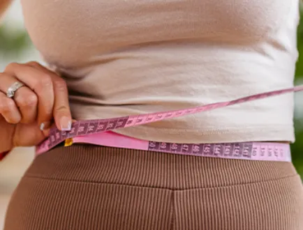 Measuring waist, progress and confidence
